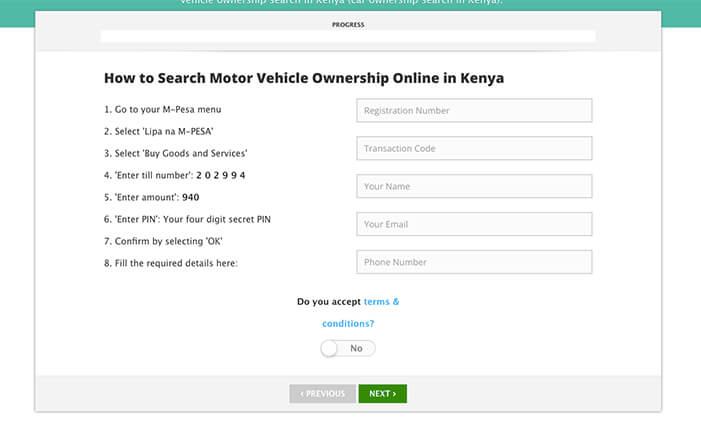 Mverified Kenya: Ownership Search 